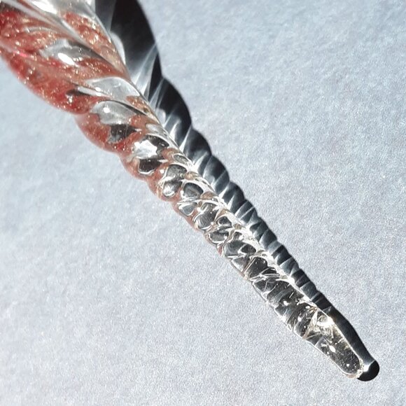 Glass Snowman Icicle Ornament With Red Scarf & Hat For Holiday Decor & Tree Hang - Picture 5 of 5